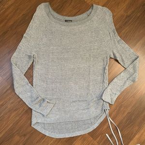 Express Waffle Knit long sleep top